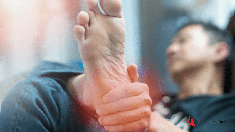 Plantaarifaskiitti jalkapohjan jännekalvon rappeuma Fysioterapeutti turku Askelklinikka